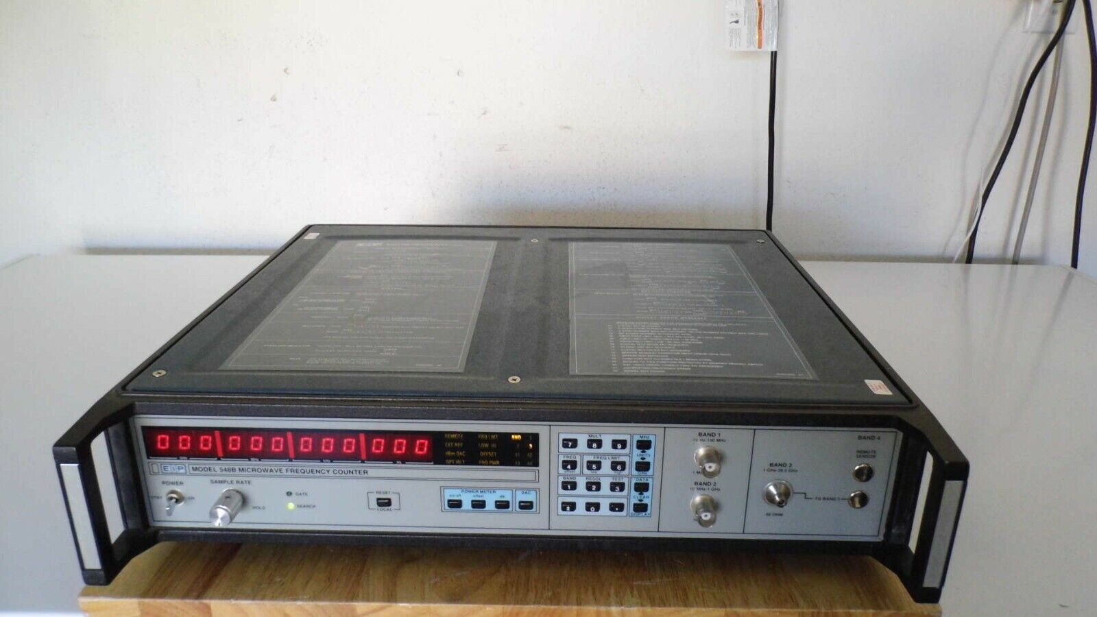 EIP 548B w/opt 02,05 microwave frequency counter 10hz-26.5Ghz EIP 548B w/opt 02,05 microwave frequency counter 10hz-26.5Ghz